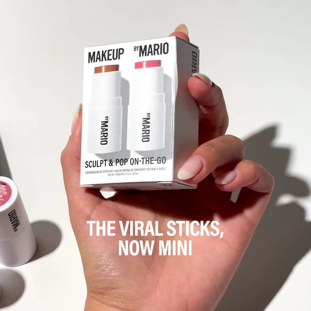 Make up by Mario.                             Sculpt & Pop On the Go - Mini set contouring & blush