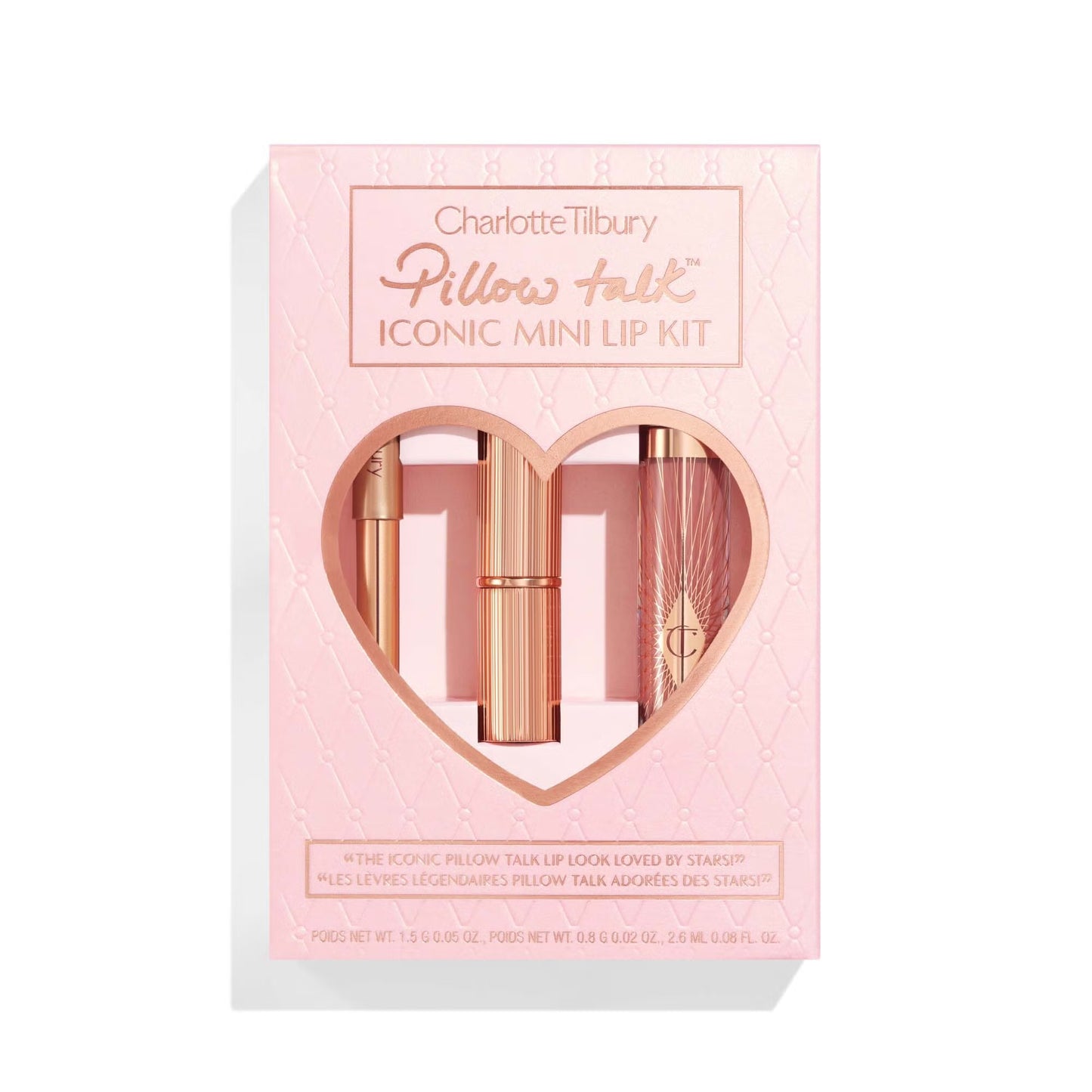 CHARLOTTE TILBURY
Pillow Talk Iconic Mini Lip Kit